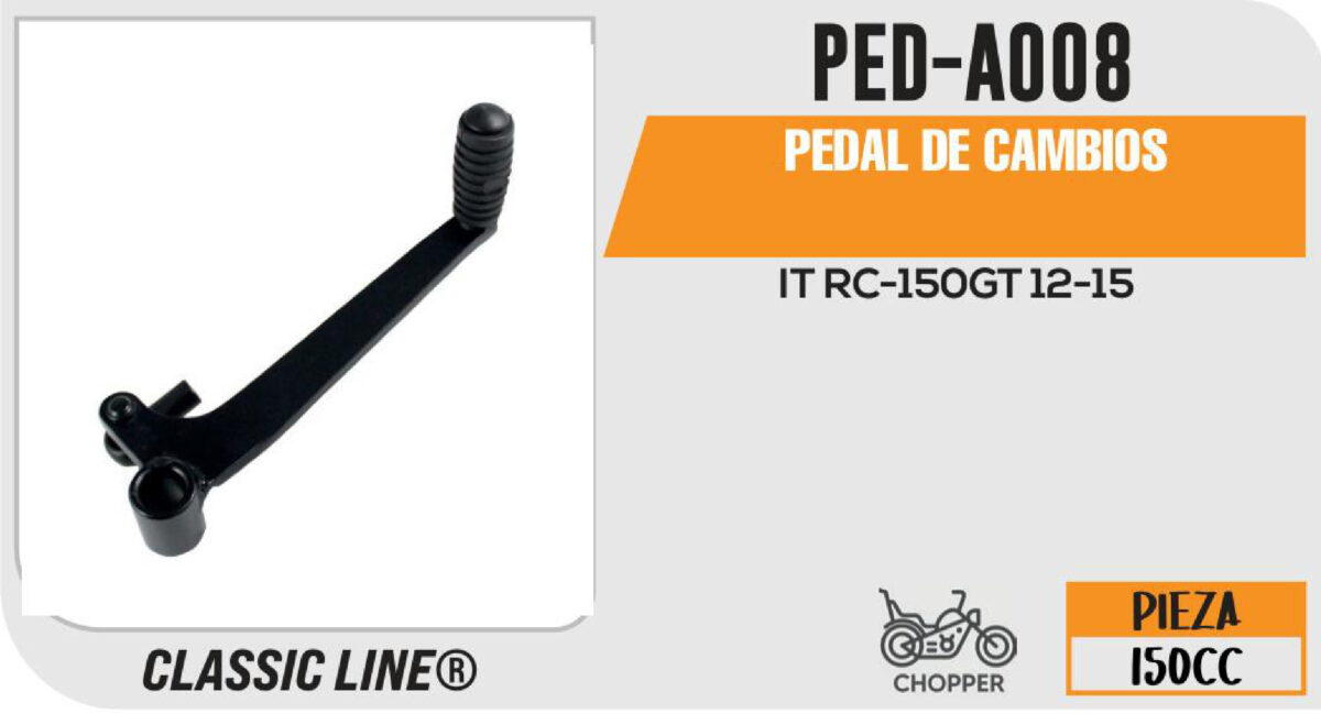 PEDAL DE CAMBIOS NEGRO