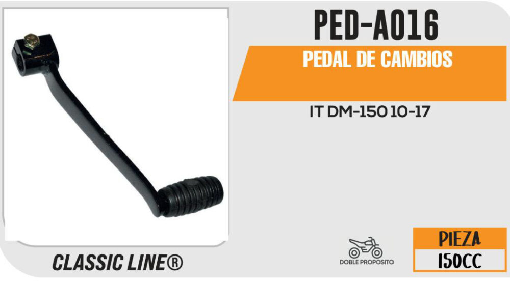 PEDAL DE CAMBIOS NEGRO