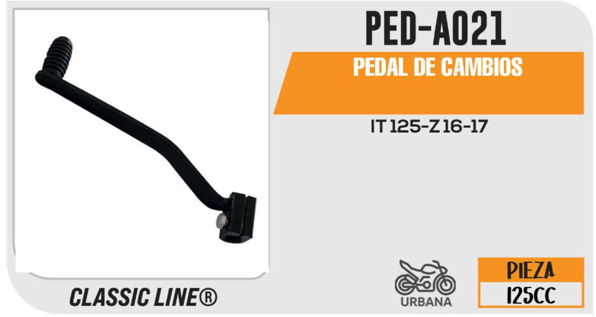 PEDAL DE CAMBIOS NEGRO