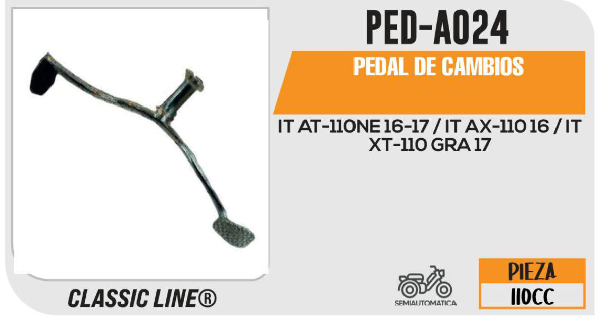 PEDAL DE CAMBIOS CROMADO