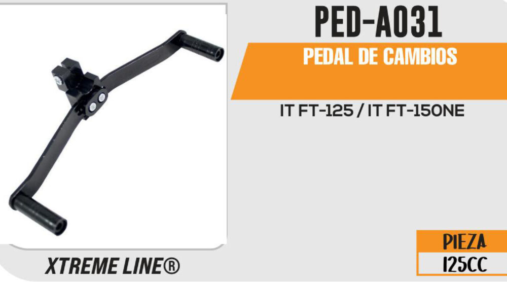 PEDAL DE CAMBIOS
