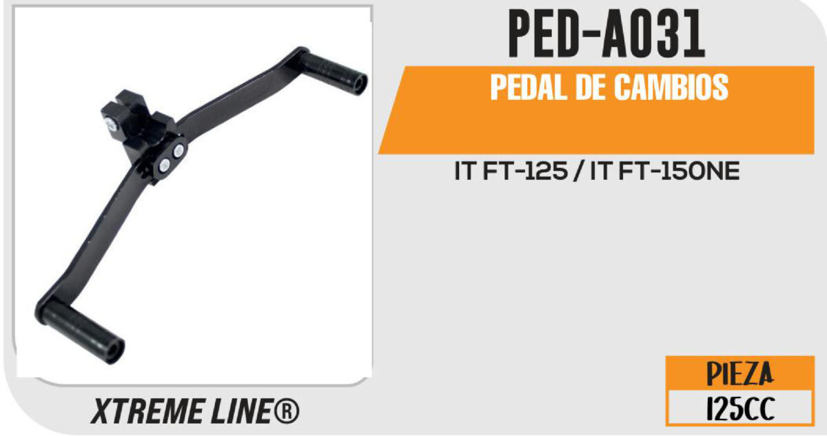 PEDAL DE CAMBIOS