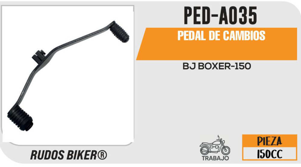 PEDAL DE CAMBIOS CROMADO