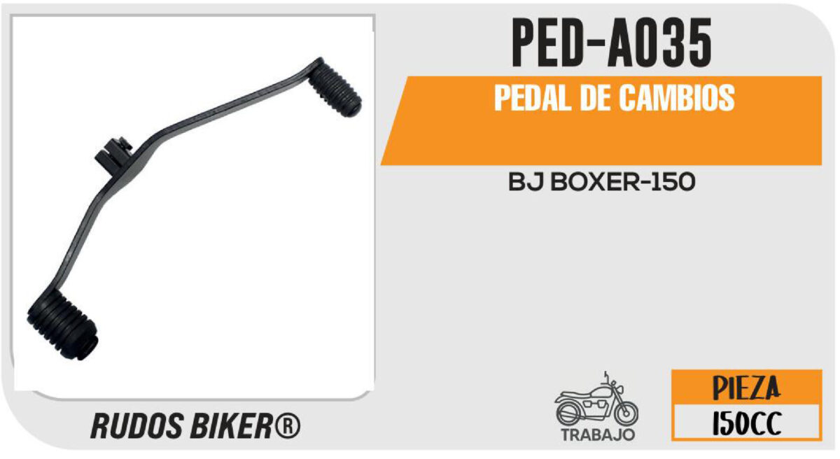 PEDAL DE CAMBIOS CROMADO