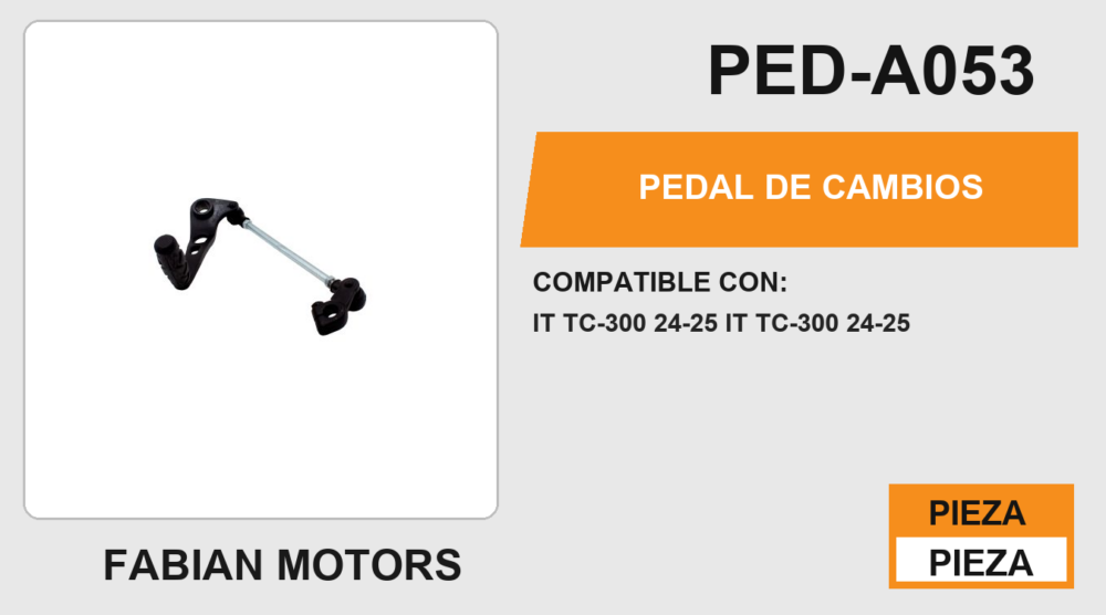 PEDAL DE CAMBIOS