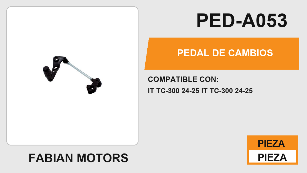 PEDAL DE CAMBIOS