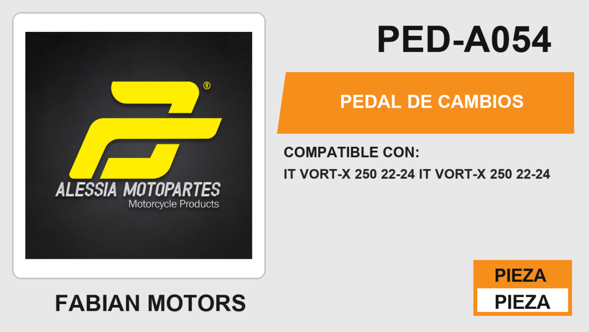PEDAL DE CAMBIOS