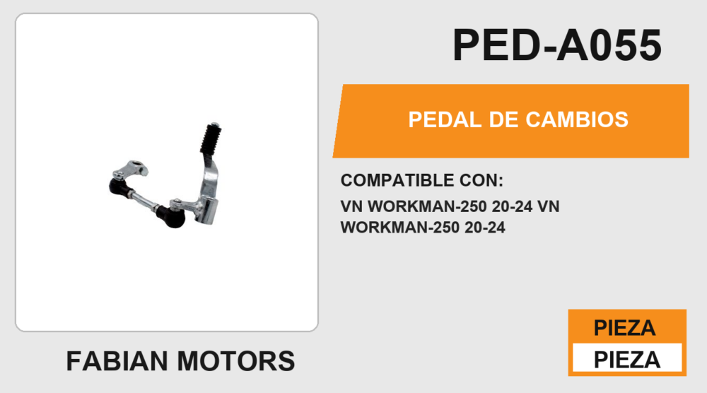 PEDAL DE CAMBIOS
