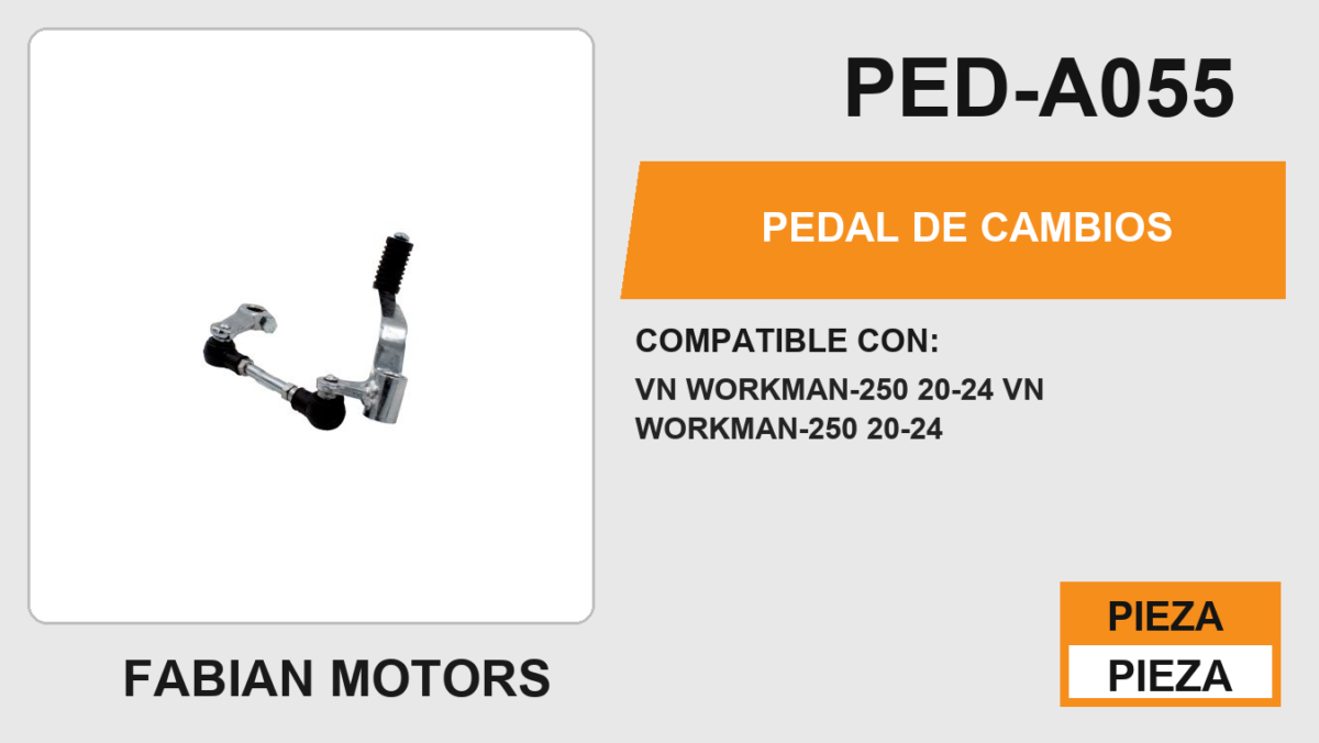 PEDAL DE CAMBIOS