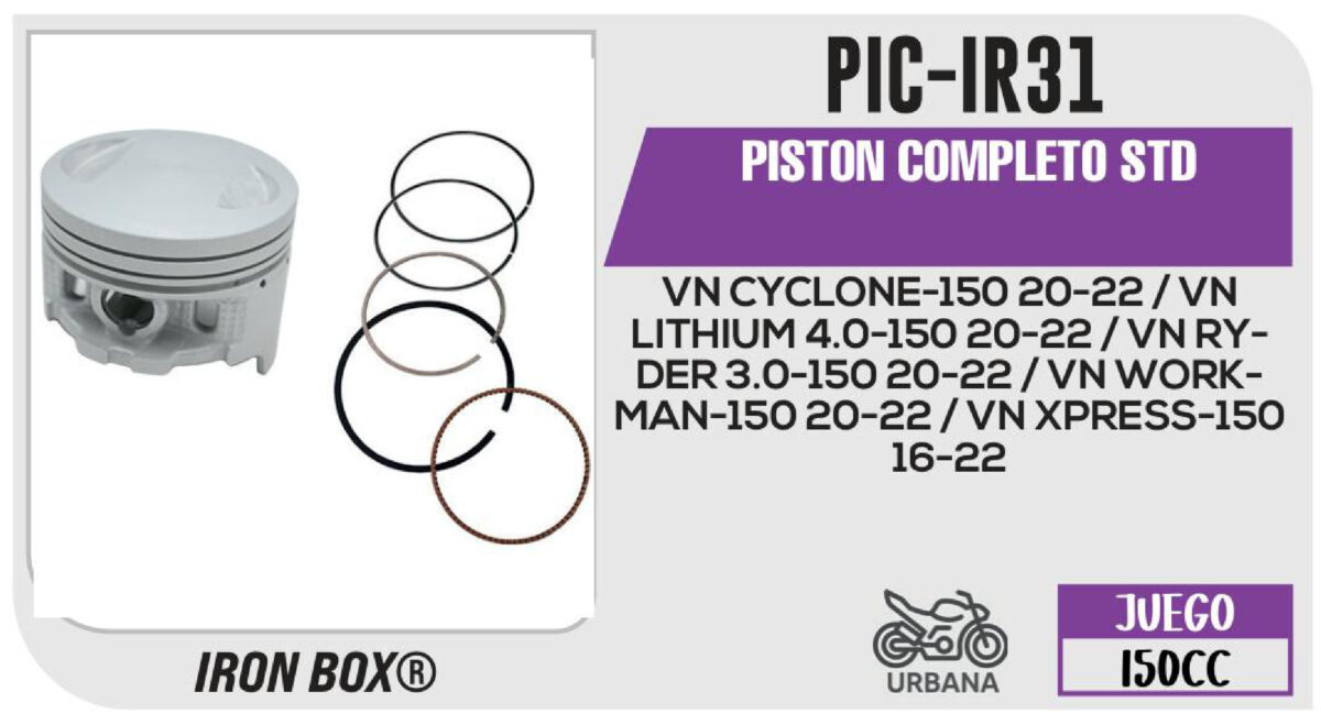 PISTON COMPLETO STD