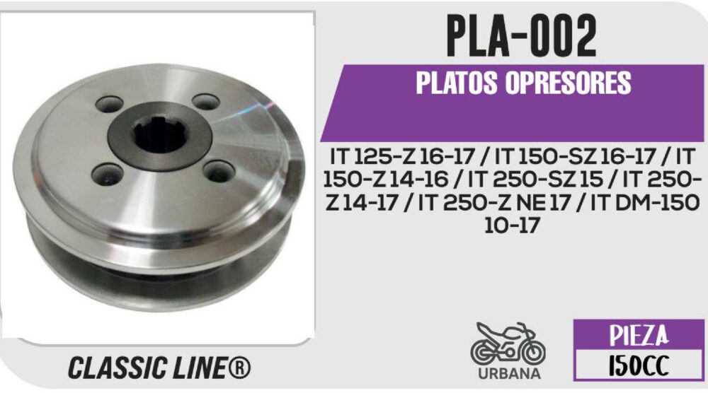 PLATOS OPRESORES