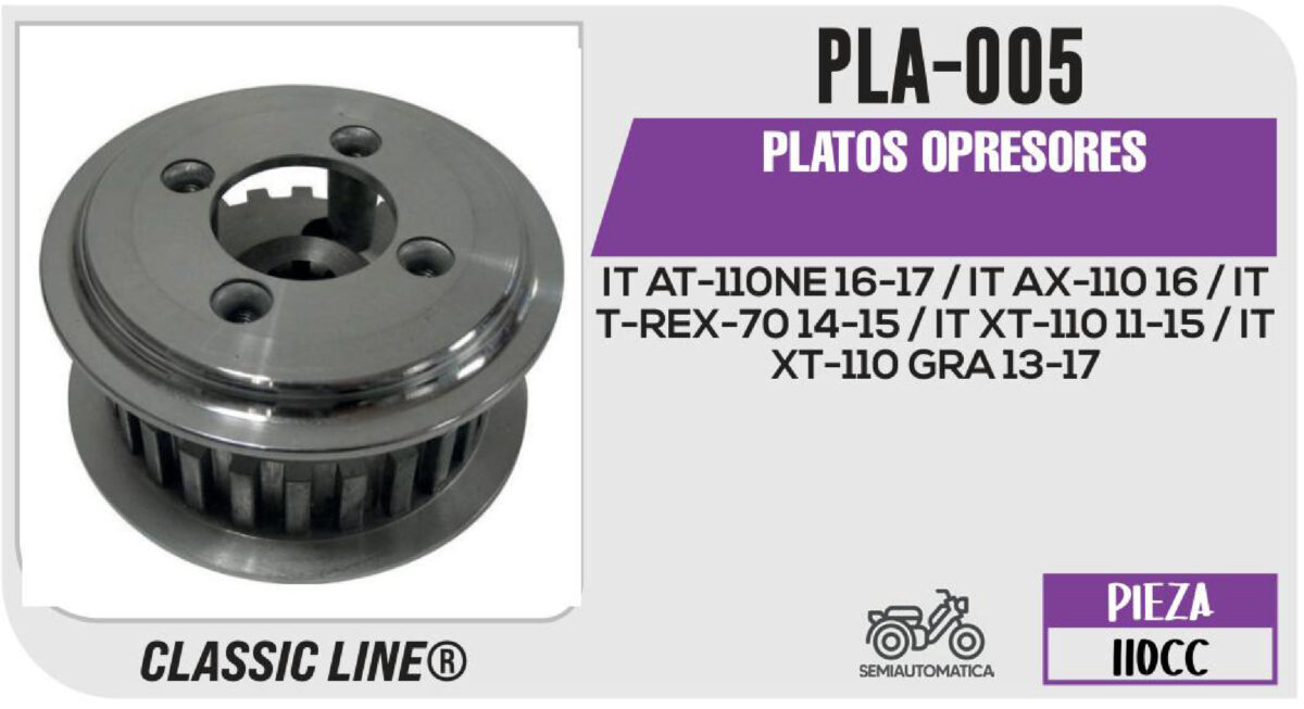 PLATOS OPRESORES