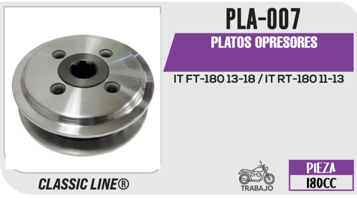 PLATOS OPRESORES