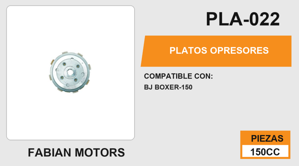 PLATOS OPRESORES