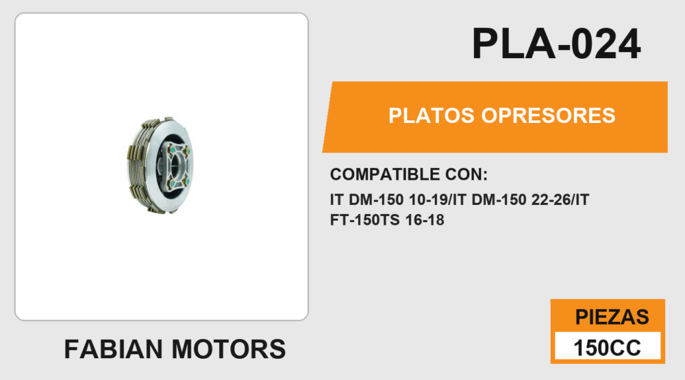 PLATOS OPRESORES