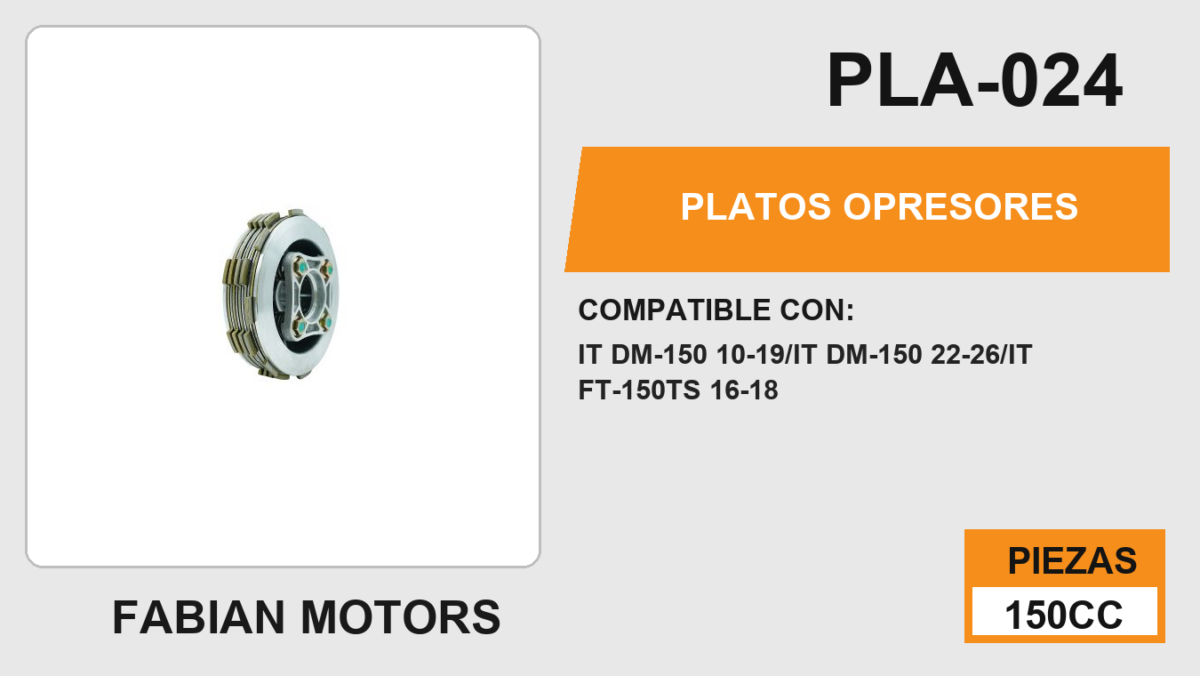 PLATOS OPRESORES