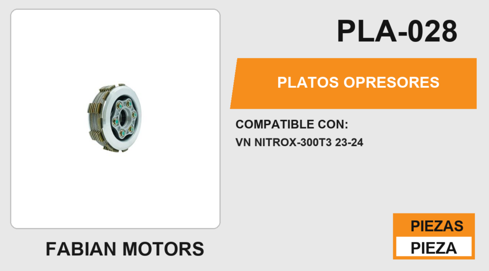 PLATOS OPRESORES