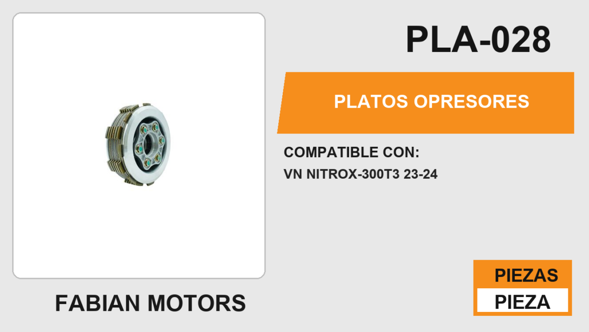 PLATOS OPRESORES