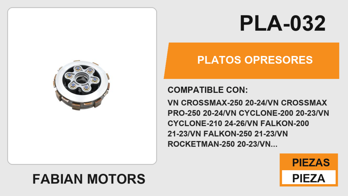 PLATOS OPRESORES