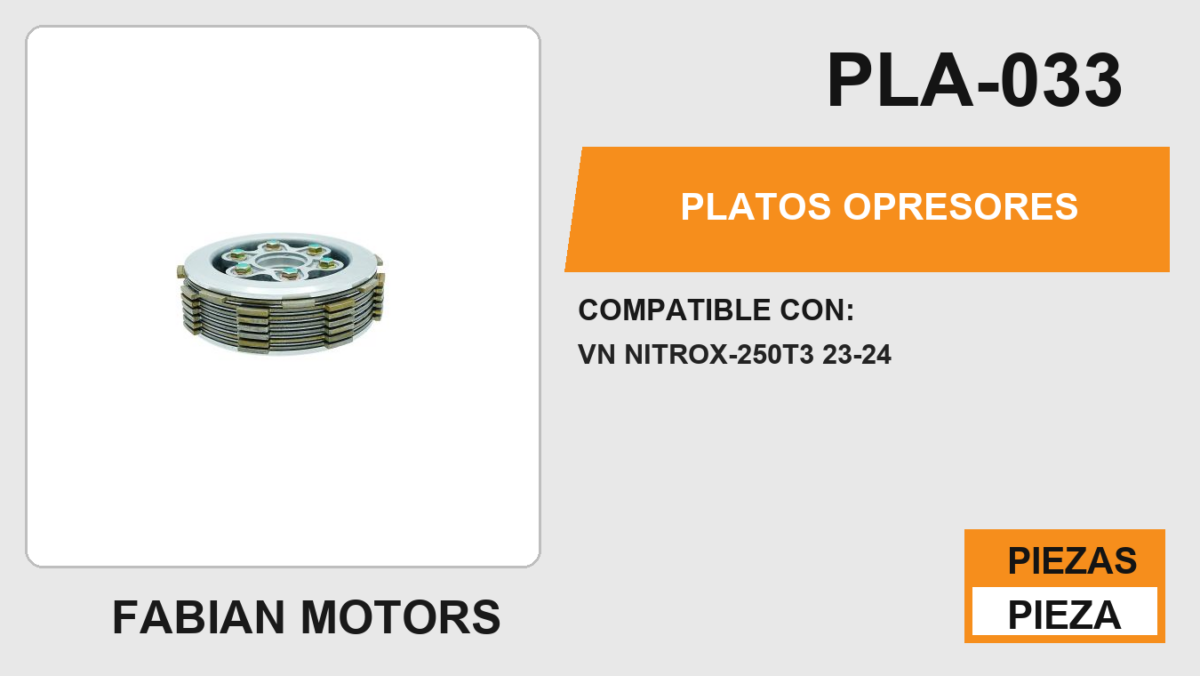PLATOS OPRESORES