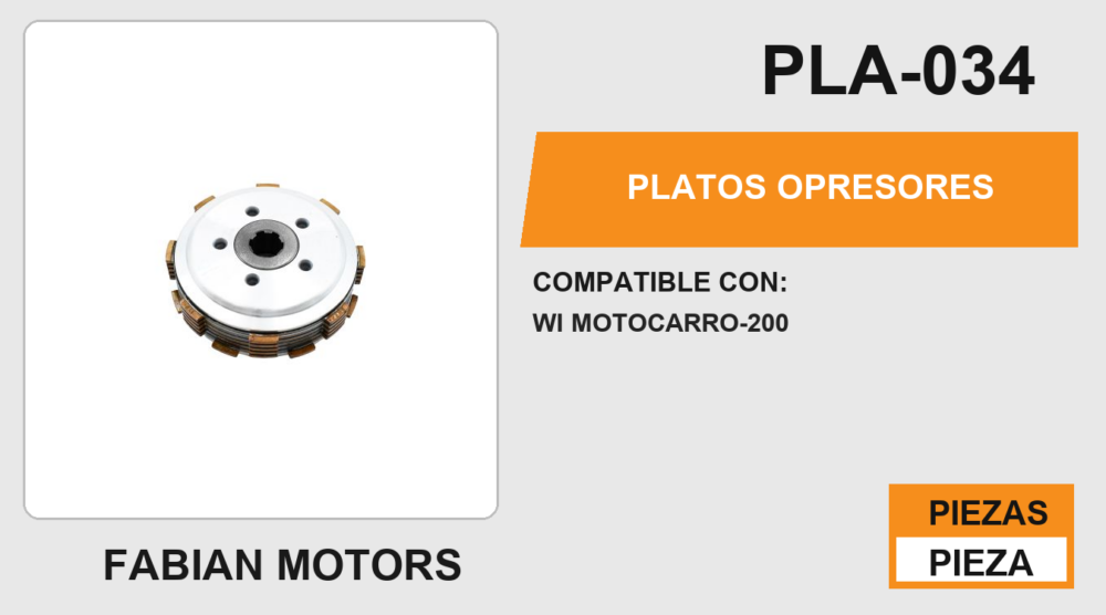 PLATOS OPRESORES