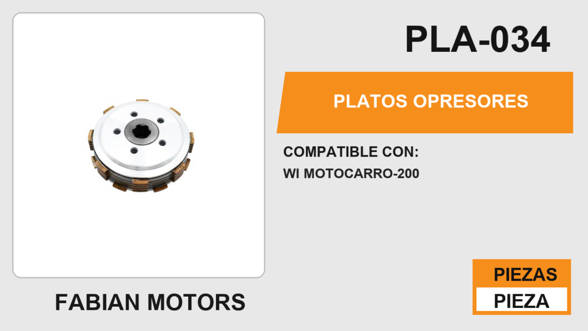 PLATOS OPRESORES