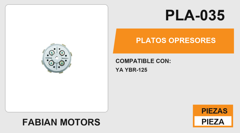PLATOS OPRESORES