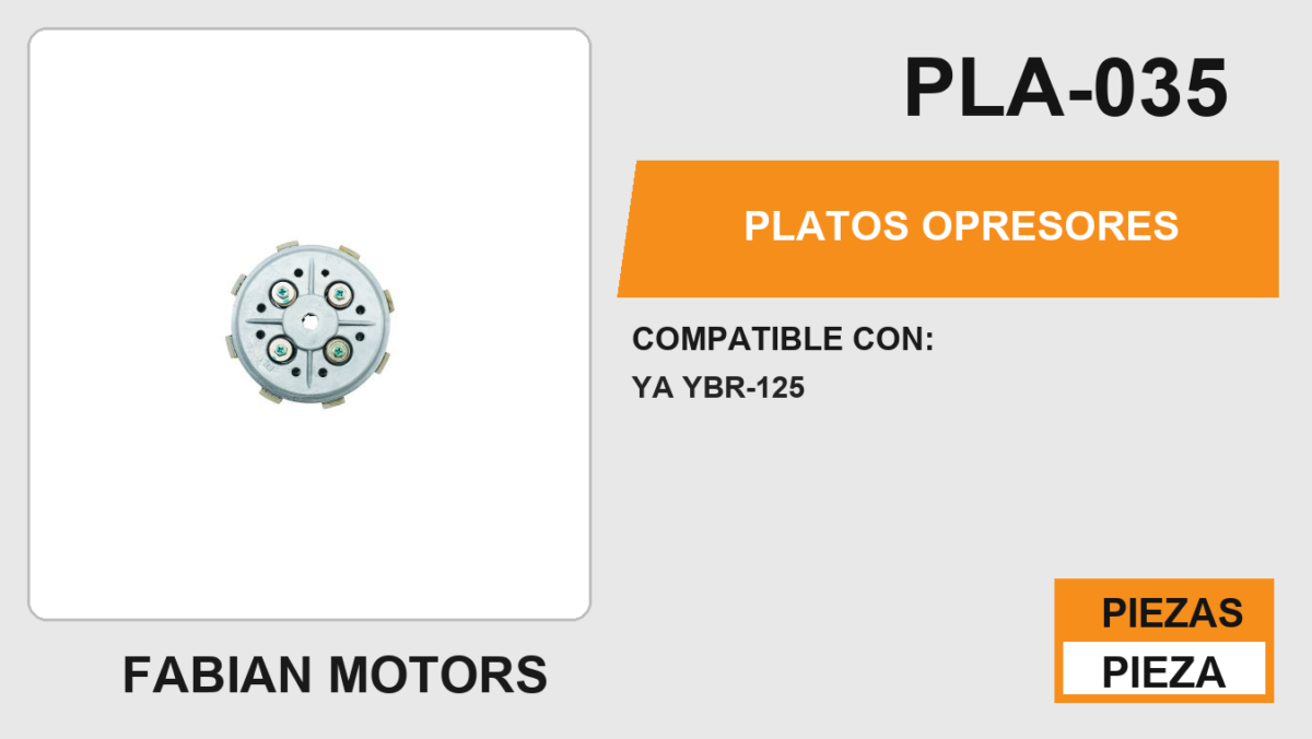 PLATOS OPRESORES