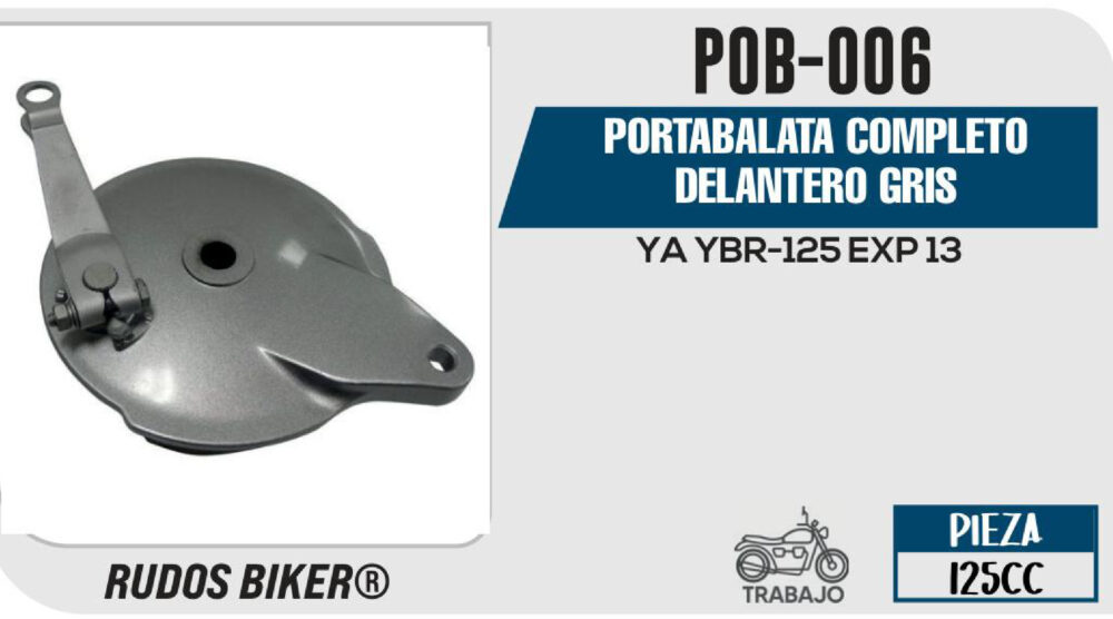 PORTA BALATA COMPLETO DELANTERO GRIS