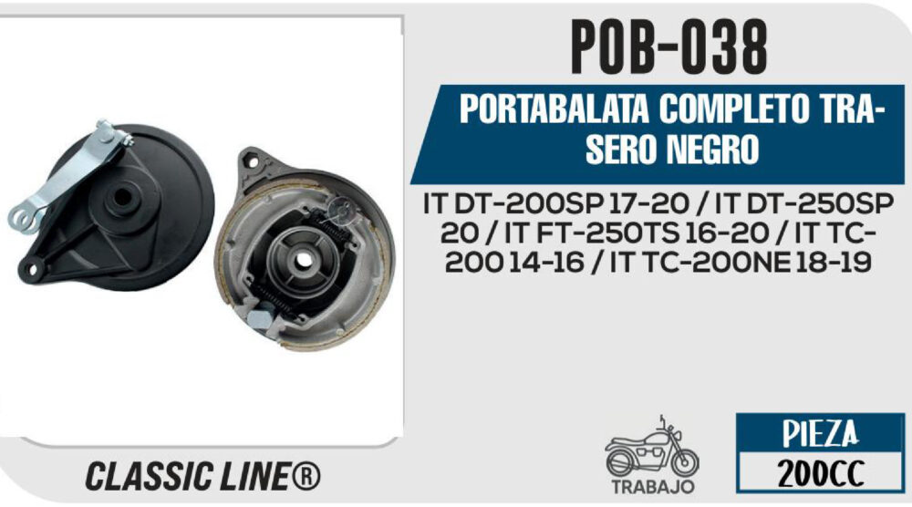 PORTABALATA COMPLETO TRASERO NEGRO