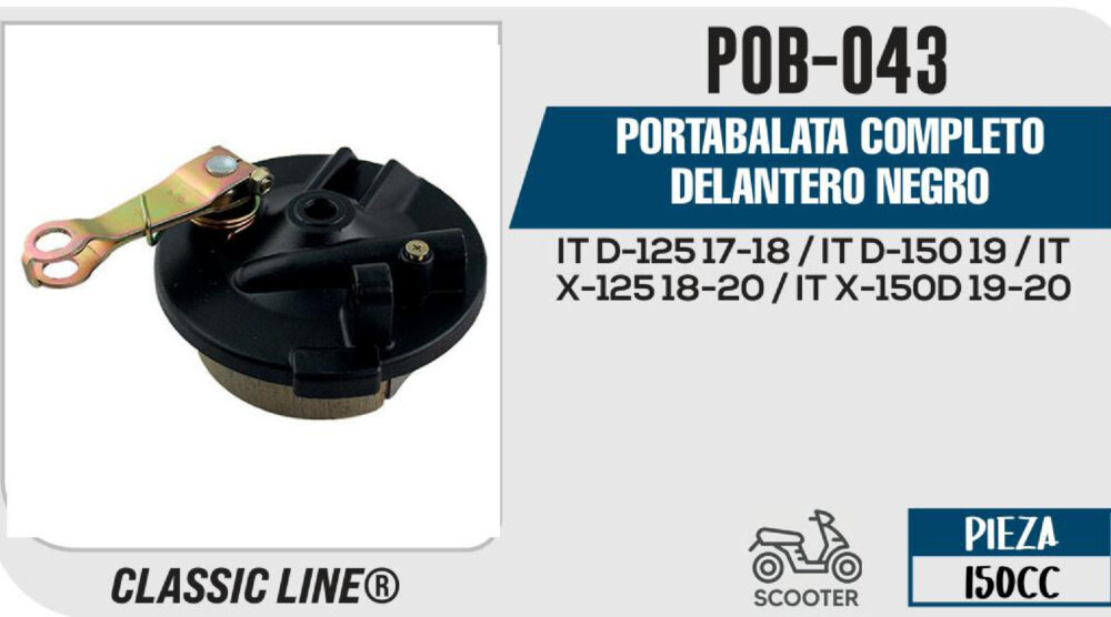 PORTABALATA COMPLETO DELANTERO NEGRO