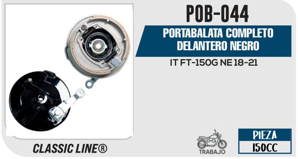 PORTABALATA COMPLETO DELANTERO NEGRO