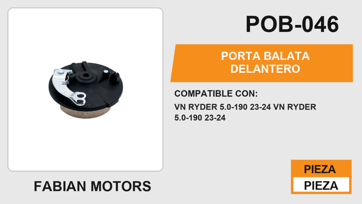 PORTA BALATA DELANTERO