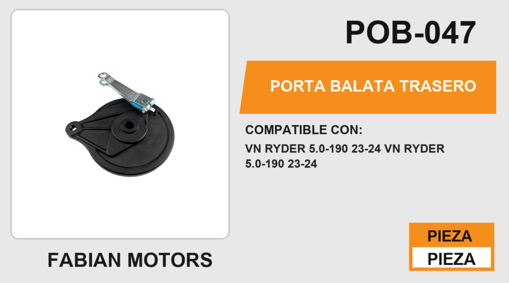 PORTA BALATA TRASERO