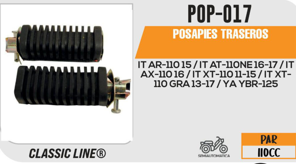 POSAPIES TRASEROS