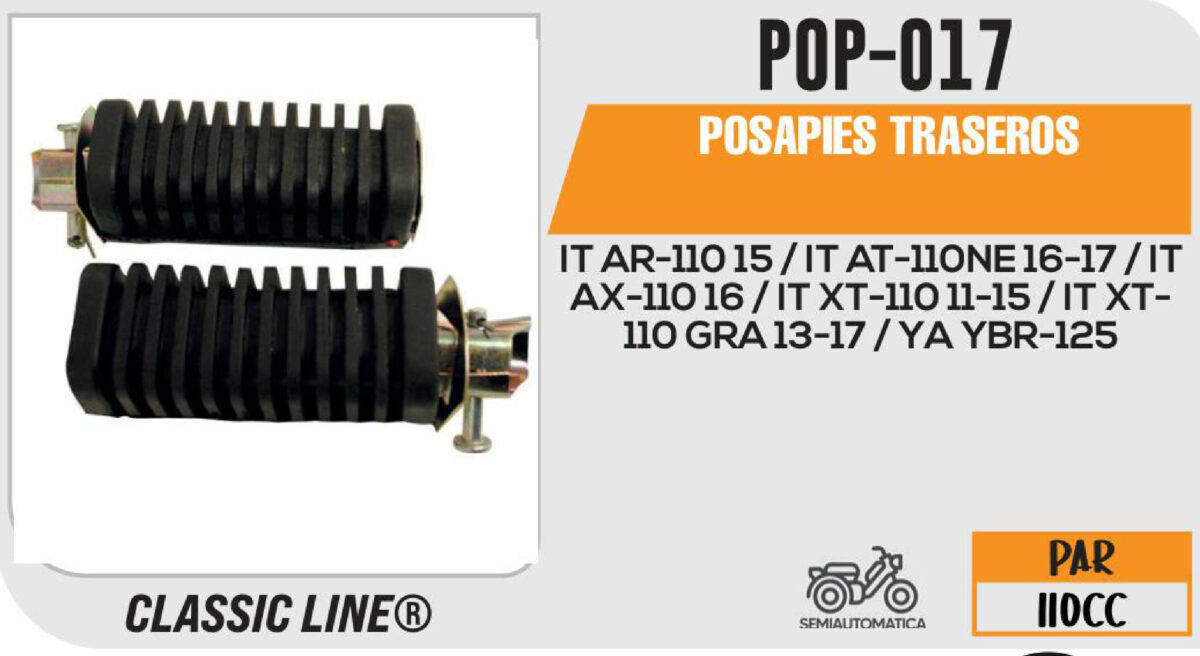 POSAPIES TRASEROS