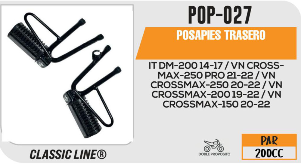 POSAPIE TRASERO