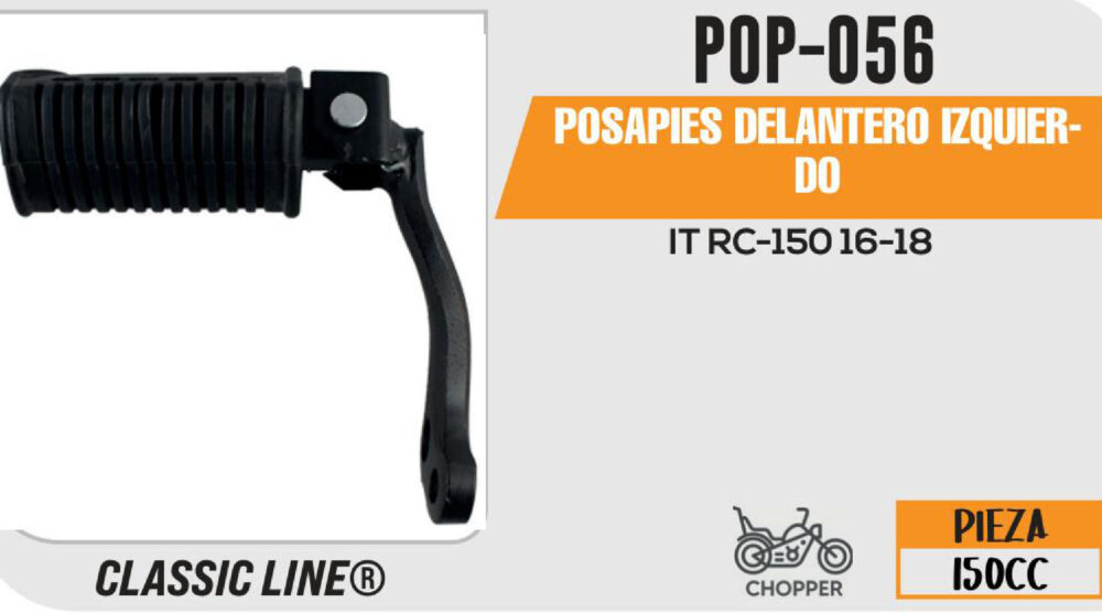 POSAPIE DELANTERO IZQUIERDA
