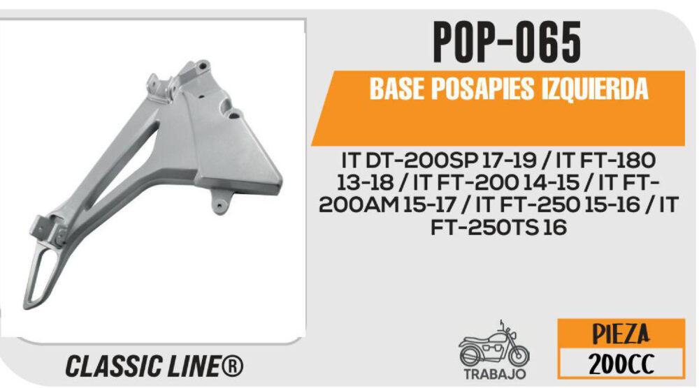 BASE POSAPIES IZQUIERDA