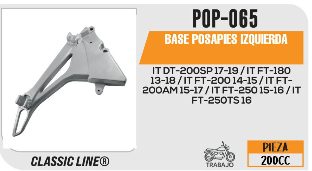 BASE POSAPIES IZQUIERDA