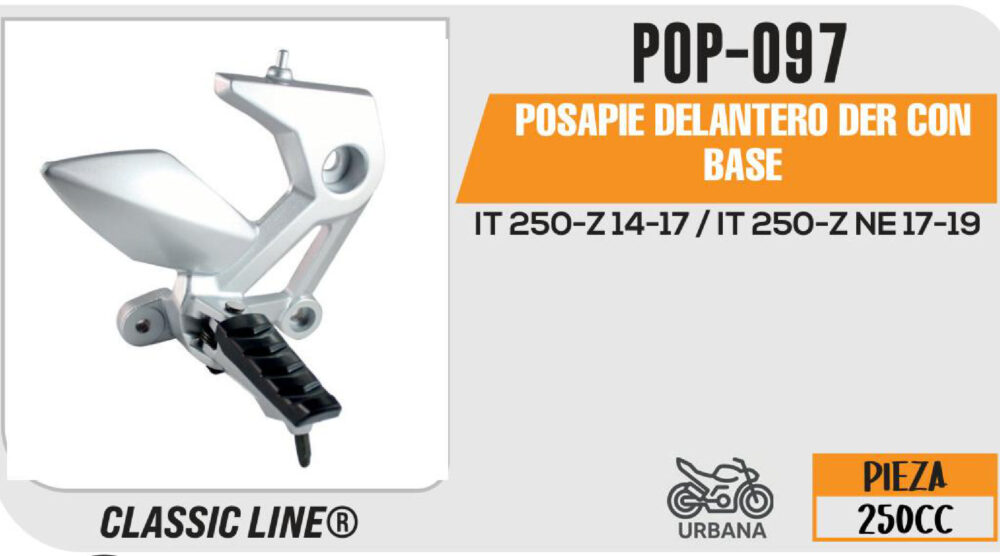POSAPIE DELANTERO DERECHO CON BASE