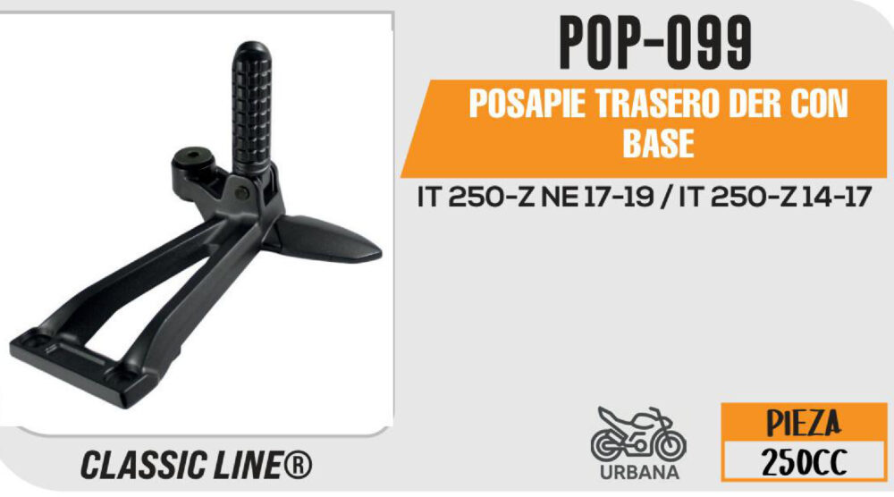 POSAPIE TRASERO DERECHO CON BASE