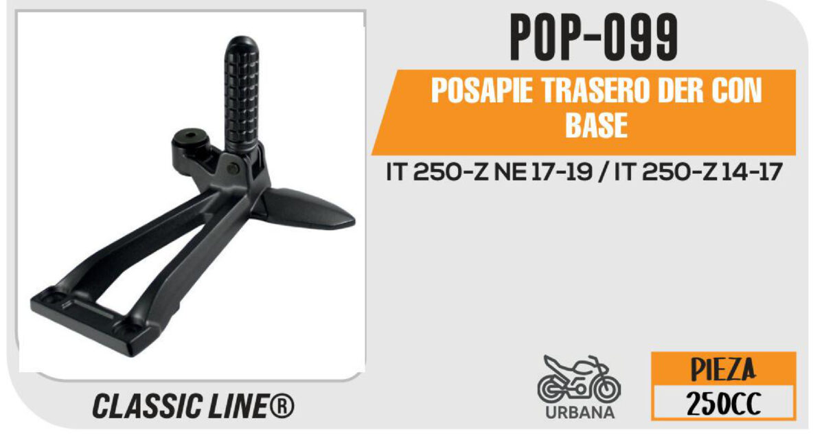 POSAPIE TRASERO DERECHO CON BASE