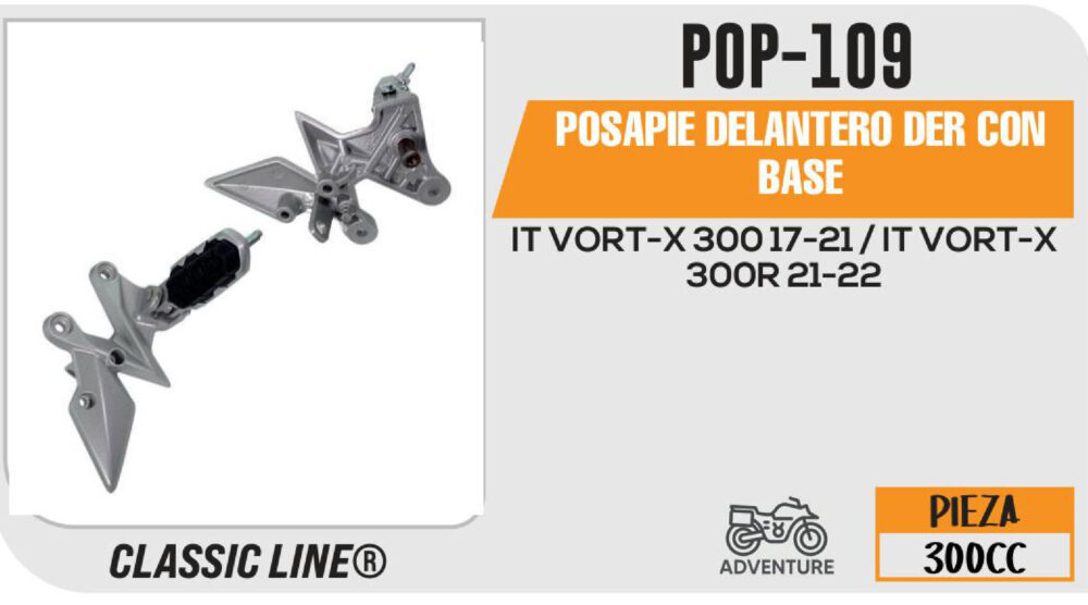 POSAPIE DELANTERO DER CON BASE