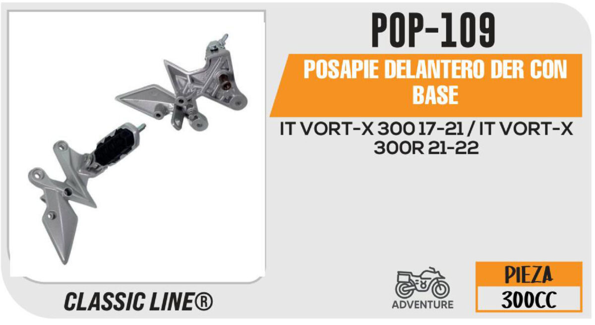 POSAPIE DELANTERO DER CON BASE