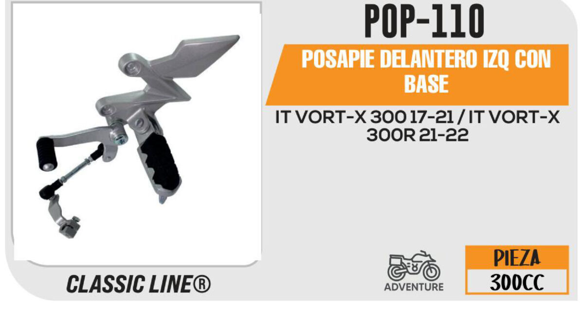 POSAPIE DELANTERO IZQ CON BASE