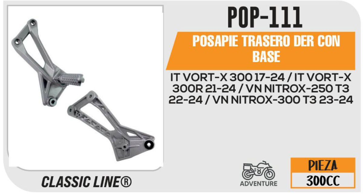 POSAPIE TRASERO DER CON BASE