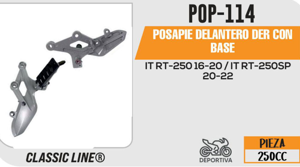 POSAPIE DELANTERO DER CON BASE