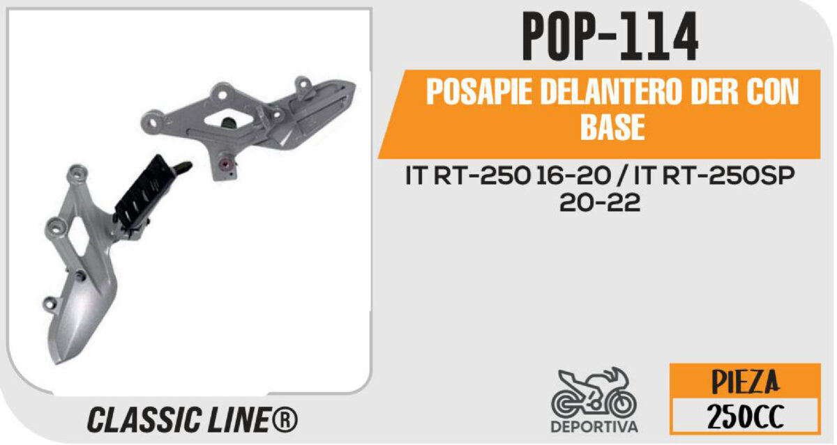 POSAPIE DELANTERO DER CON BASE