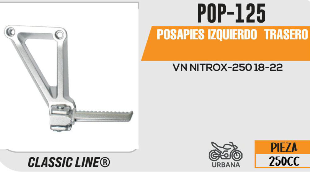 POSAPIES IZQUIERDO TRASERO